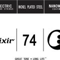 Elixir 15274 Electric Nickel Plated Steel With Nanoweb Single .074