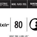 Elixir 15280 Electric Nickel Plated Steel With Nanoweb Single .080