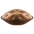 Meinl HPSTL102CU Sensory Handpan, Stainless, Vintage Copper, E LA Sirena, 10 notes