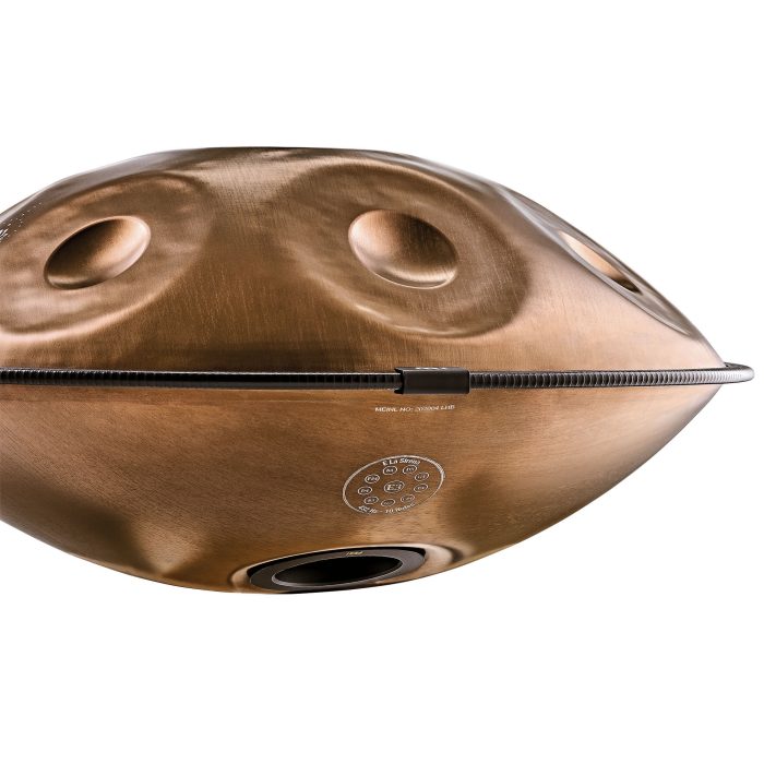 Meinl HPSTL102CU Sensory Handpan, Stainless, Vintage Copper, E LA Sirena, 10 notes