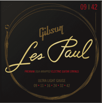 Gibson Les Paul Premium Electric Guitar Strings Ultra-Light