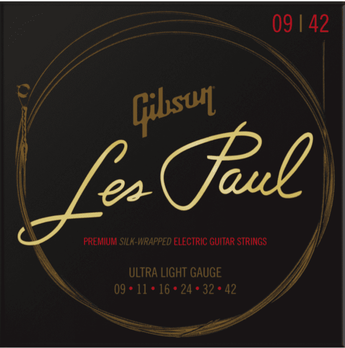 Gibson Les Paul Premium Electric Guitar Strings Ultra-Light