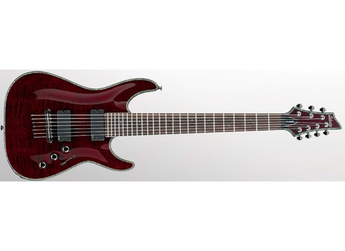 Schecter HELLRAISER C-7 Black Cherry LEFT