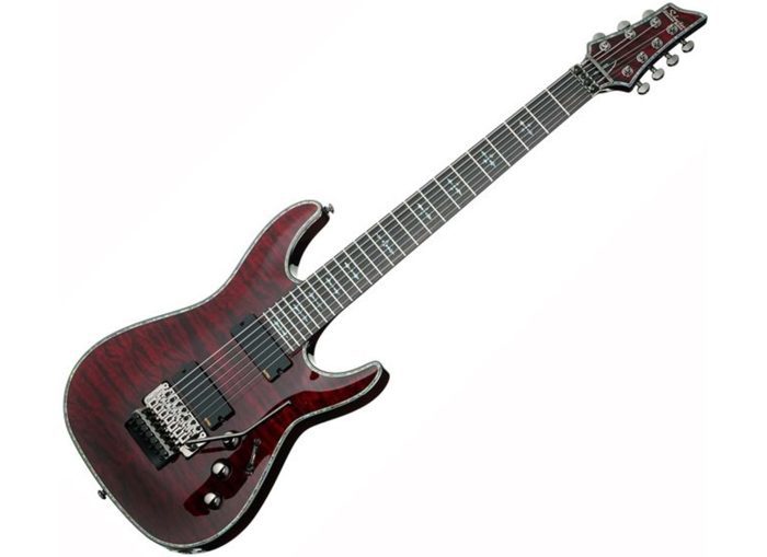 Schecter C7 Hellraiser Floyd Rose Black Cherry