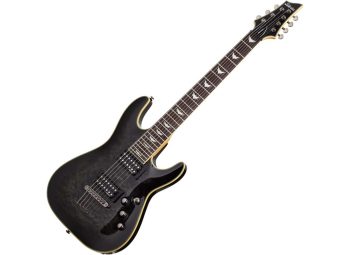 Schecter Omen 7 Extreme See Thru Black
