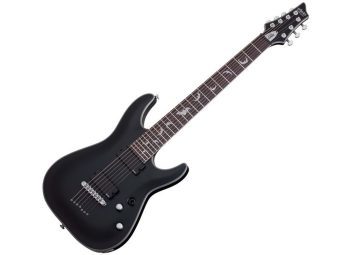 Schecter DAMIEN Platinum-7 Satin Black