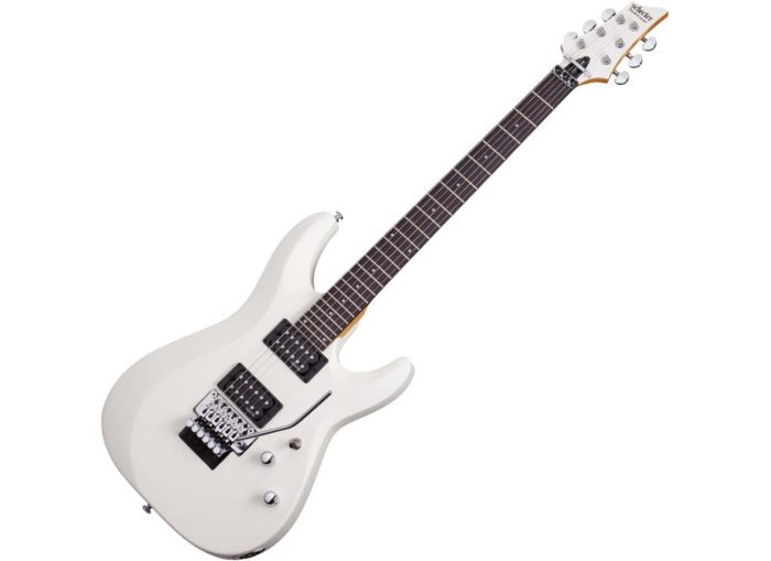 Schecter C-6 Deluxe Floyd Rose Satin White
