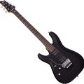 Schecter C-6 Deluxe FR Satin Black Left Hand