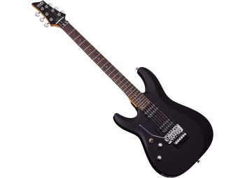 Schecter C-6 Deluxe FR Satin Black Left Hand