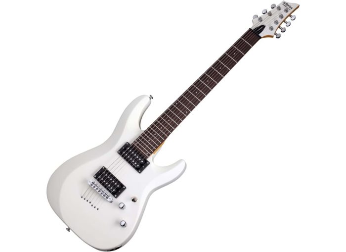 Schecter C-7 Deluxe Satin White