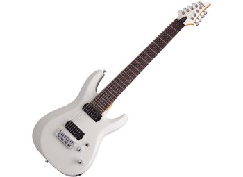 Schecter C-8 Deluxe Satin White