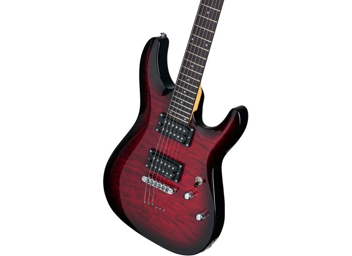 Schecter C-6 Plus See-Thru Burst