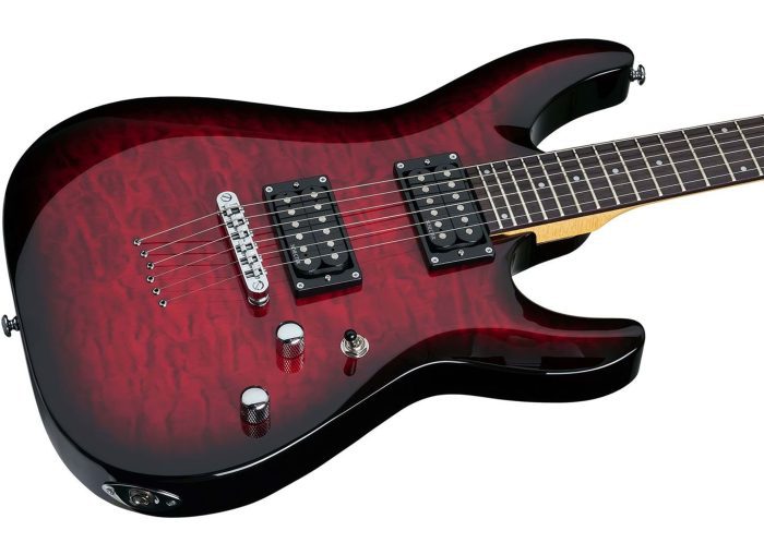 Schecter C-6 Plus See-Thru Burst
