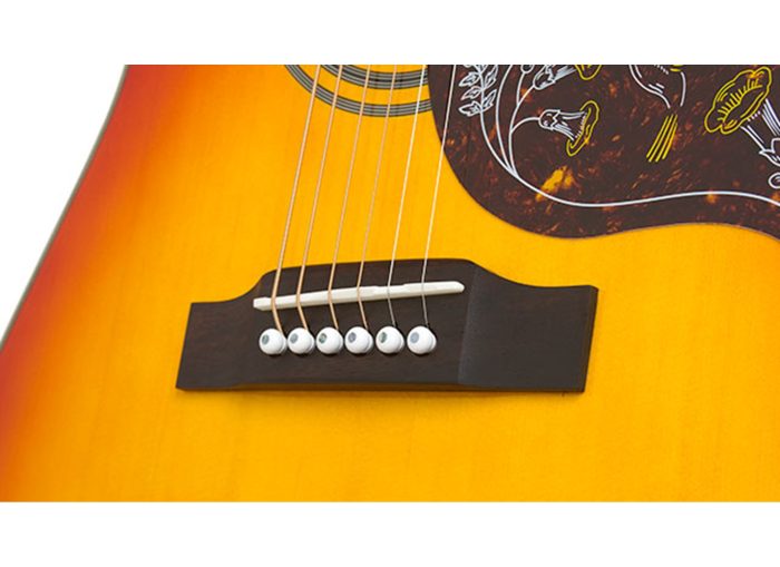 Epiphone Hummingbird Pro (Acoustic/Electric) Faded Cherry Sunburst Acoustics