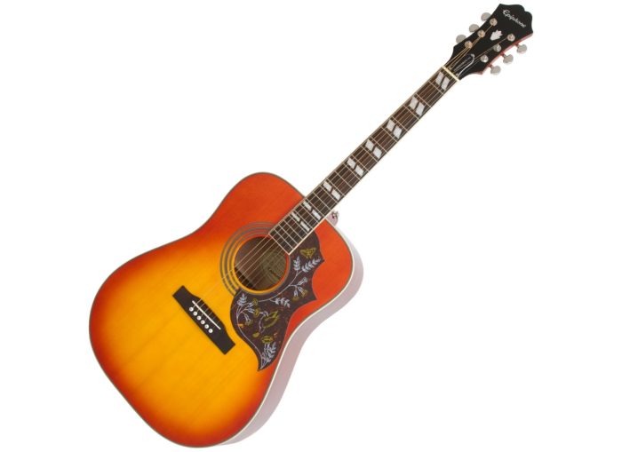 Epiphone Hummingbird Pro (Acoustic/Electric) Faded Cherry Sunburst Acoustics