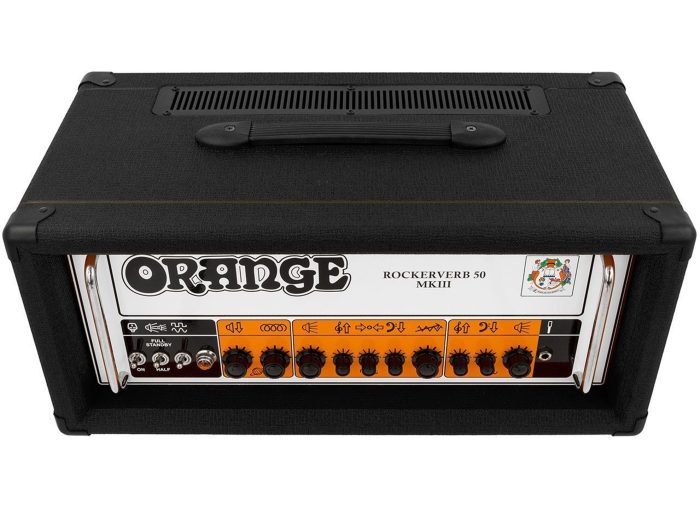 Orange Rockerverb 50 MKIII Head Black