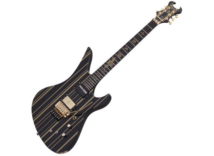 Schecter SYNYSTER GATES CUSTOM-S  BLK/GOLD