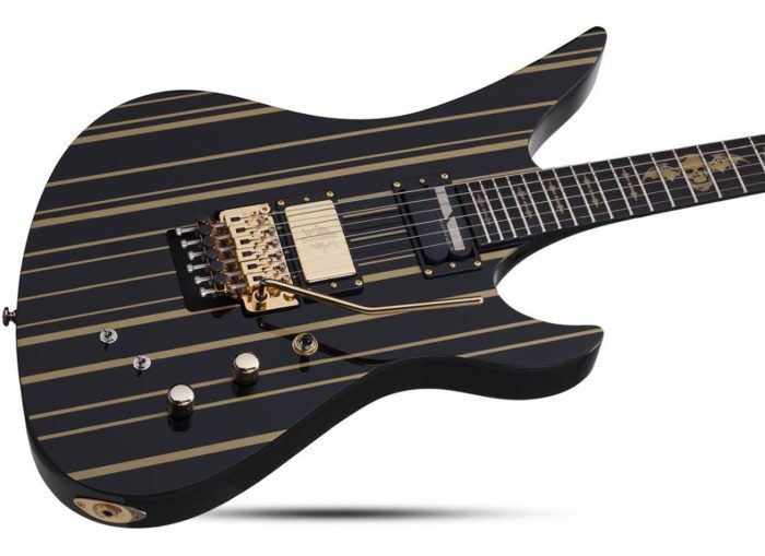 Schecter SYNYSTER GATES CUSTOM-S  BLK/GOLD