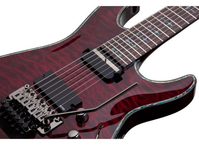 Schecter HELLRAISER C-7 FloydR. S Black Cherry