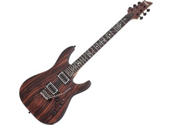 Schecter C-1 EXOTIC TREM  EBONY