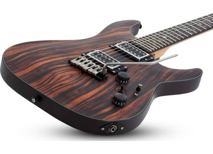 Schecter C-1 EXOTIC TREM  EBONY