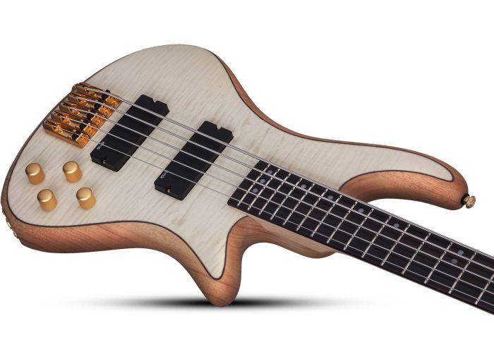 Schecter Stiletto Custom-5 Lefthand Natural Satin