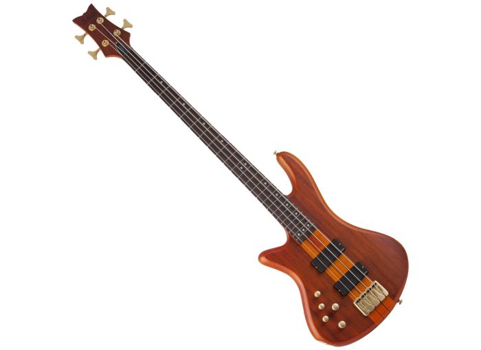 Schecter Stiletto Studio-4 Left Hand Honey Satin