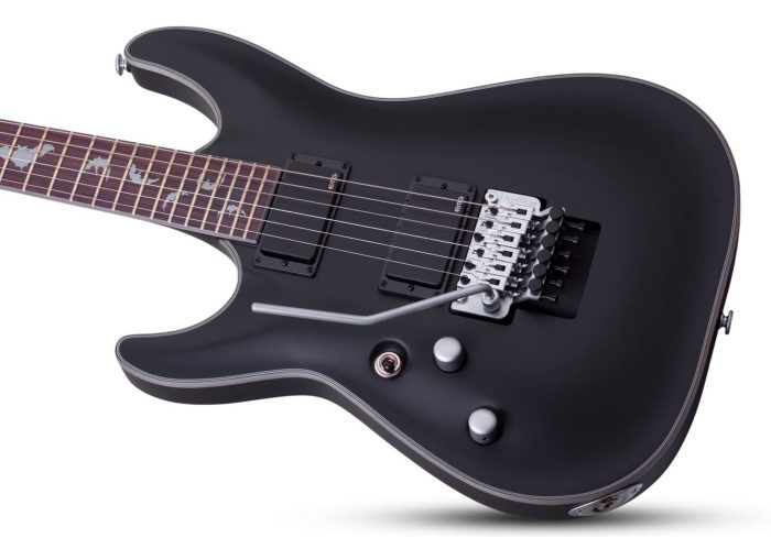 Schecter Damien Platinum 6 FR Satin Black Left