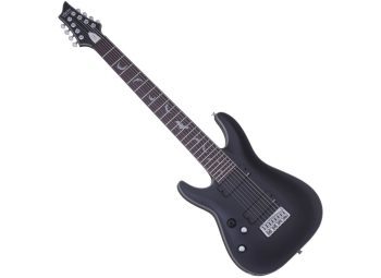 Schecter Damien Platinum 8 Satin Black Left