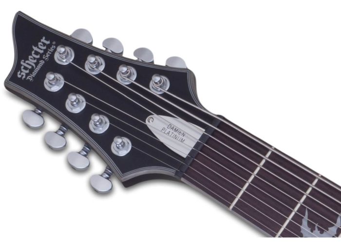 Schecter Damien Platinum 8 Satin Black Left