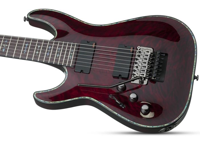 Schecter Hellraiser C-7 FR Black Cherry Left Hand
