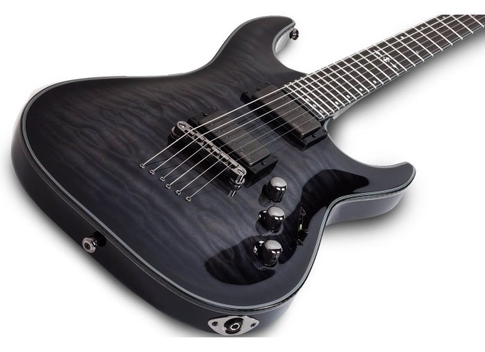 Schecter Hellraiser Hybrid C-1 Trans Black Burst