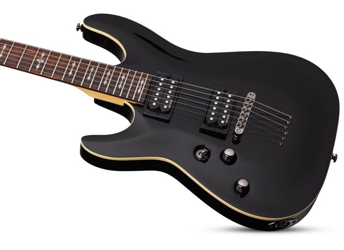 Schecter Omen 6 Gloss Black Left