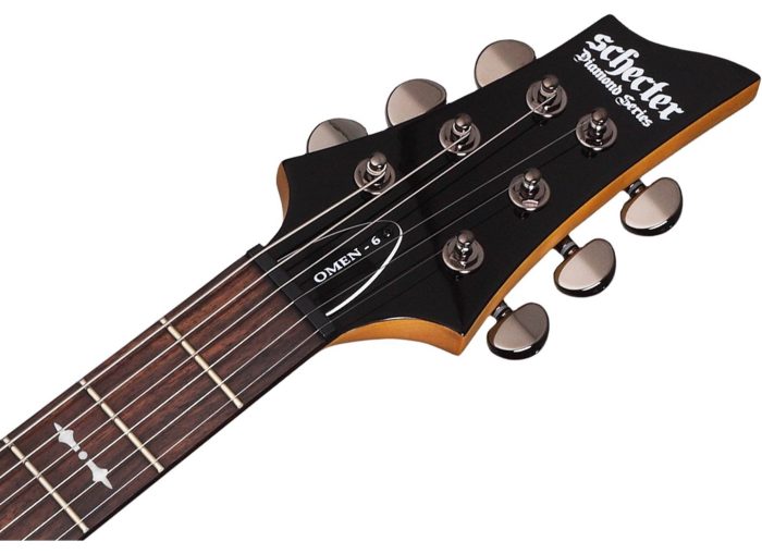 Schecter Omen 6 Gloss Black Left