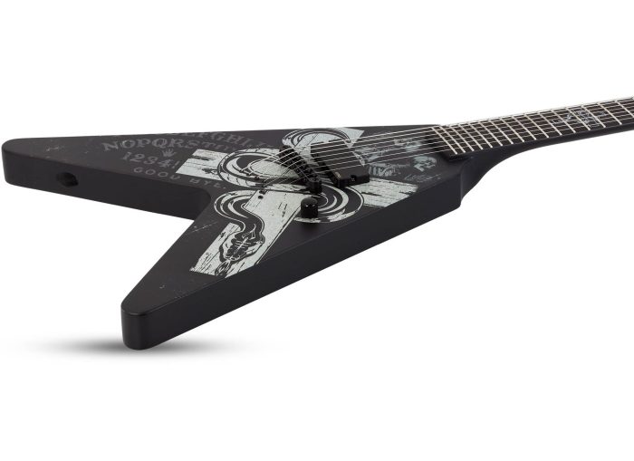 Schecter V-7 Chris Howorth Snake Cross