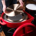 Meinl MCC22R-TR 22" Pro Cymbal Case Trolley, Red