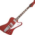 Epiphone 1963 Firebird V Maestro Vibrola Ember Red