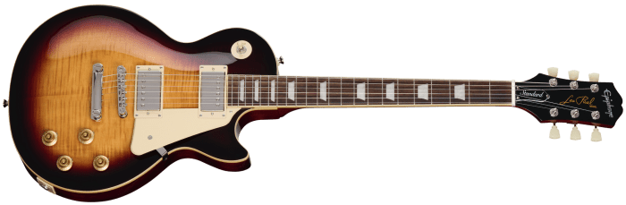 Epiphone Les Paul Standard 50s Figured (Incl. Premium Gig Bag) Bourbonon Burst