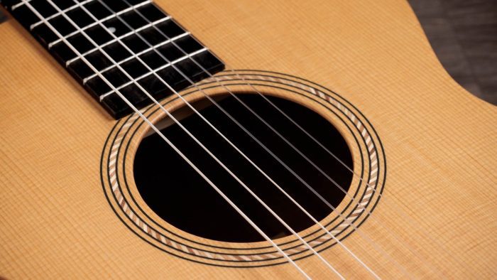Taylor Academy 12e-N LTD,Figured Koa/Spruce