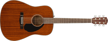Fender CD-60S Dreadnought, Walnut Fingerboard, All-Mahogany