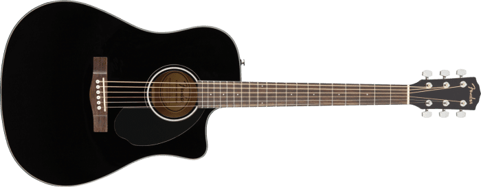Fender CD-60SCE, Walnut FB Black