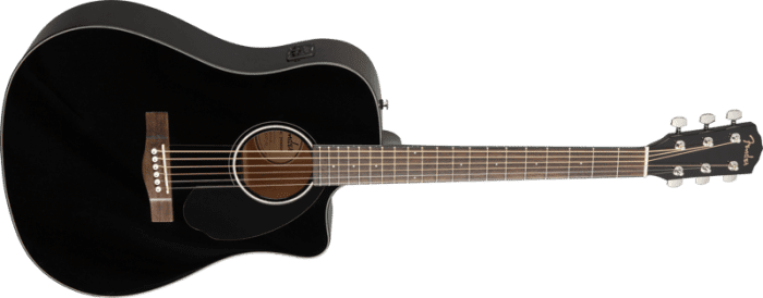 Fender CD-60SCE, Walnut FB Black