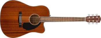 Fender CD-60SCE Dreadnought, Walnut Fingerboard, All-Mahogany