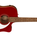 Fender Redondo Player, Walnut Fingerboard, White Pickguard, Candy Apple Red