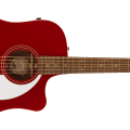 Fender Redondo Player, Walnut Fingerboard, White Pickguard, Candy Apple Red