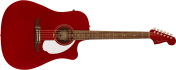 Fender Redondo Player, Walnut Fingerboard, White Pickguard, Candy Apple Red