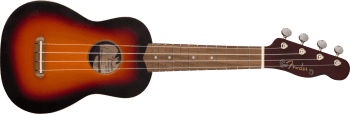 Fender Venice Soprano Uke, Walnut FB, Cherry
