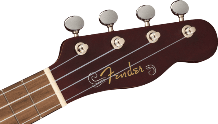 Fender Venice Soprano Uke, Walnut FB, Cherry