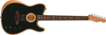 Fender Acoustasonic Player Telecaster, Rosewood Fingerboard, Brushed Black