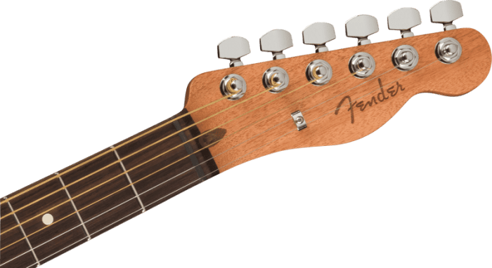 Fender Acoustasonic Player Telecaster, Rosewood Fingerboard, Brushed Black